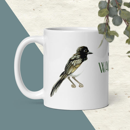 Willy Wagtail glossy mug